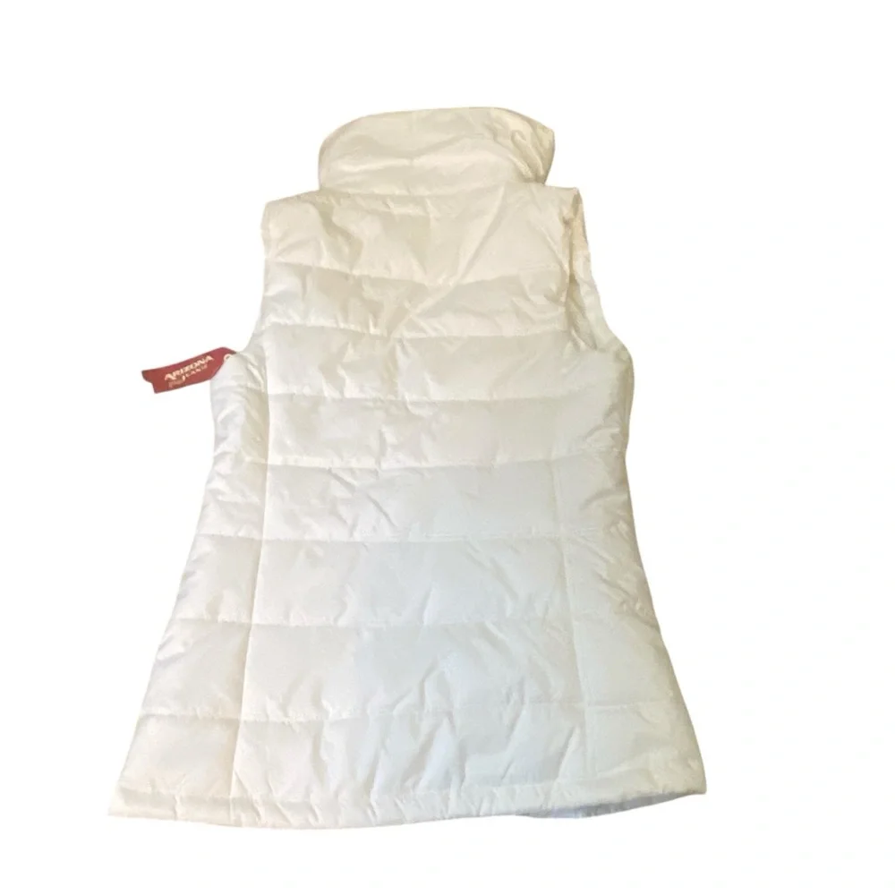 Arizona Jean Company White Puffer Vest NWT - Picture 2 of 6